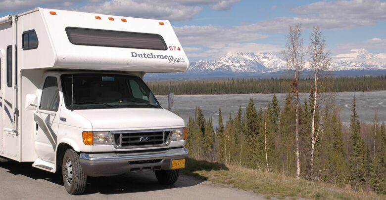 Image of an RV in Alaska