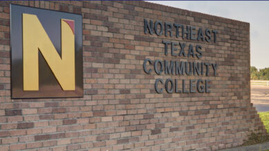 Sign for Northeast Texas Community College