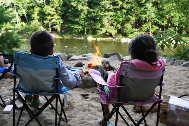 Image of young guests at Saco River Camping Area