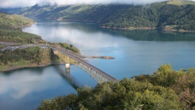 Image of the U.S. Army Corps of Engineers project at Lake Sonoma, Calif.