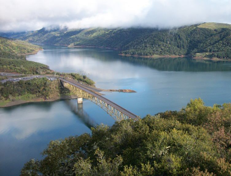 Image of the U.S. Army Corps of Engineers project at Lake Sonoma, Calif.