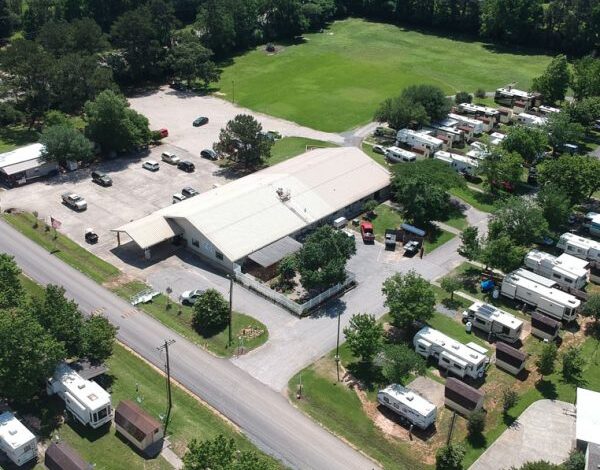 Aerial view of Escapees CARE facility