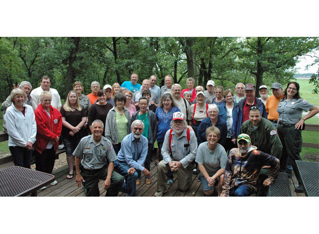 Image of the service team at the U.S. Army Corps of Engineers project at Lake Red Rock