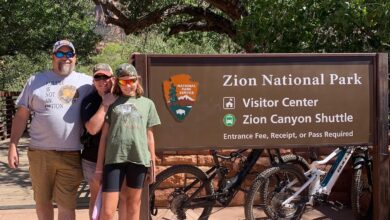 Picture of Dick, Melissa and Madison Karnes at Zion National Park