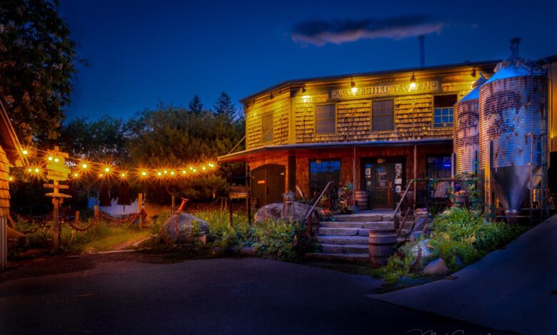 Photo of Booth Bay Craft Brewery in Booth Bay, Maine.