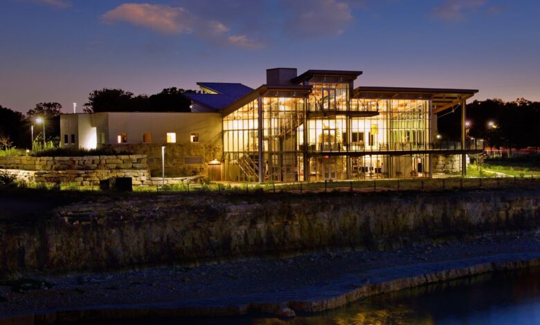 Photo of the Dewey Short Visitor Center at Table Rock Lake.