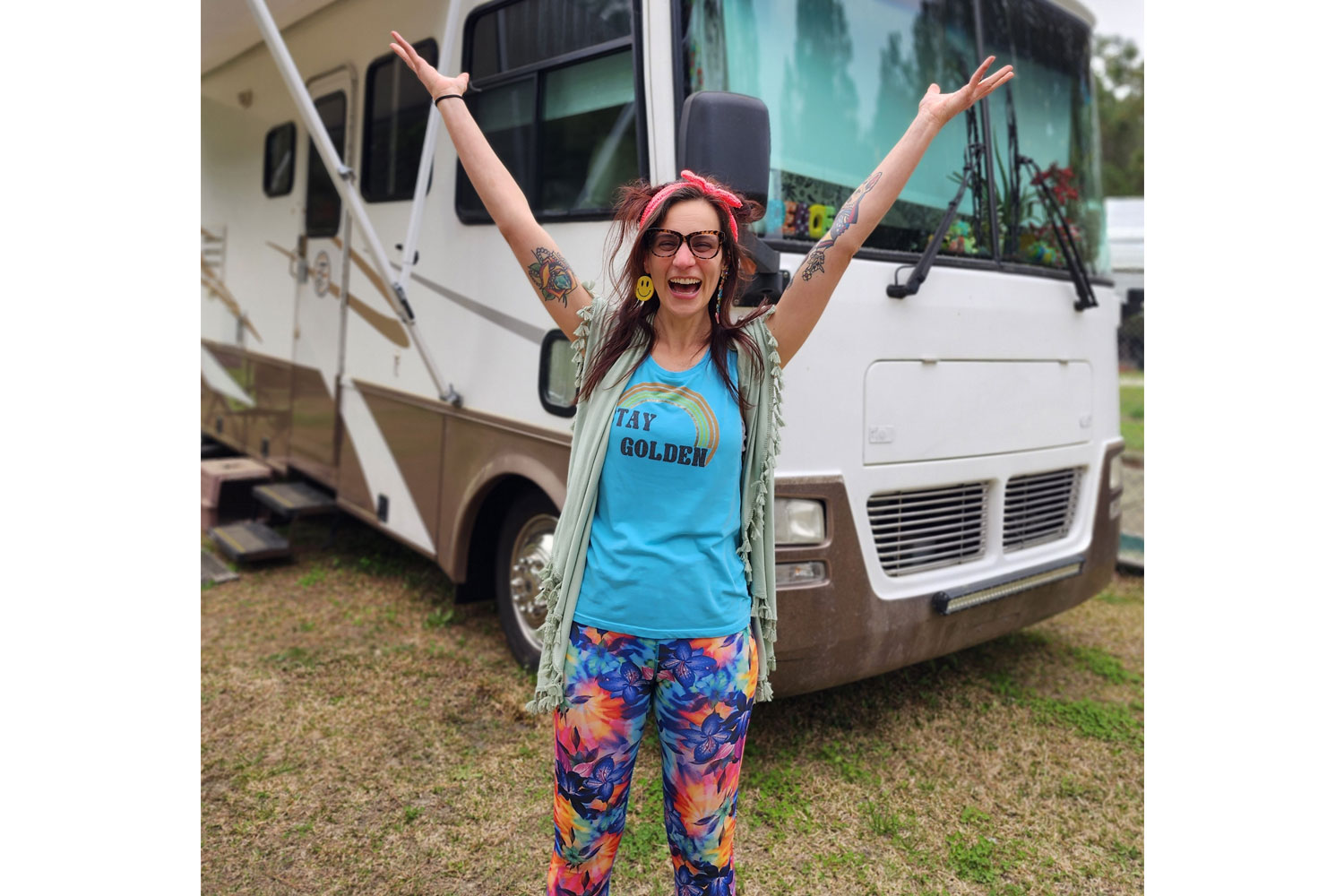 Photo of Nicole Pontelandolfo, founder of Funky Buddha Yoga.