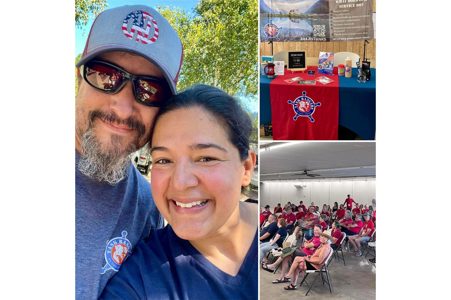 Photo of Gabriel and Alissa Munoz, founders of Tank Rangers.