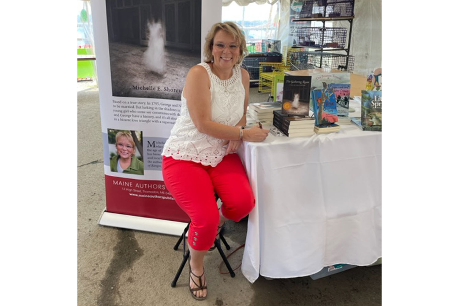 Photo of Michelle Shores, the owner of Pleasant Hill Campground in Hermon, Maine.