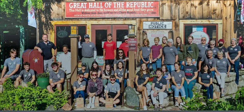 Photo of the Cherry Republic staff.