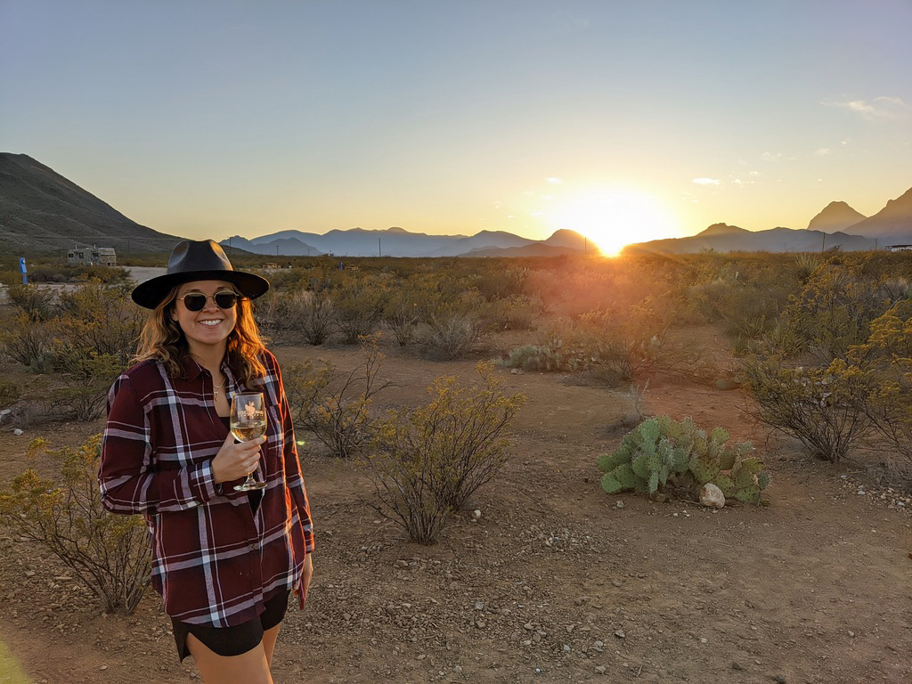 Photo of Maddi Bourgerie, the senior director of communications for RV Share.