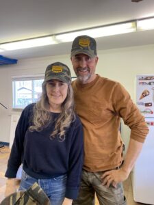 The owners of Greenbrier River Campground, Simone and Kevin St. Laurent.