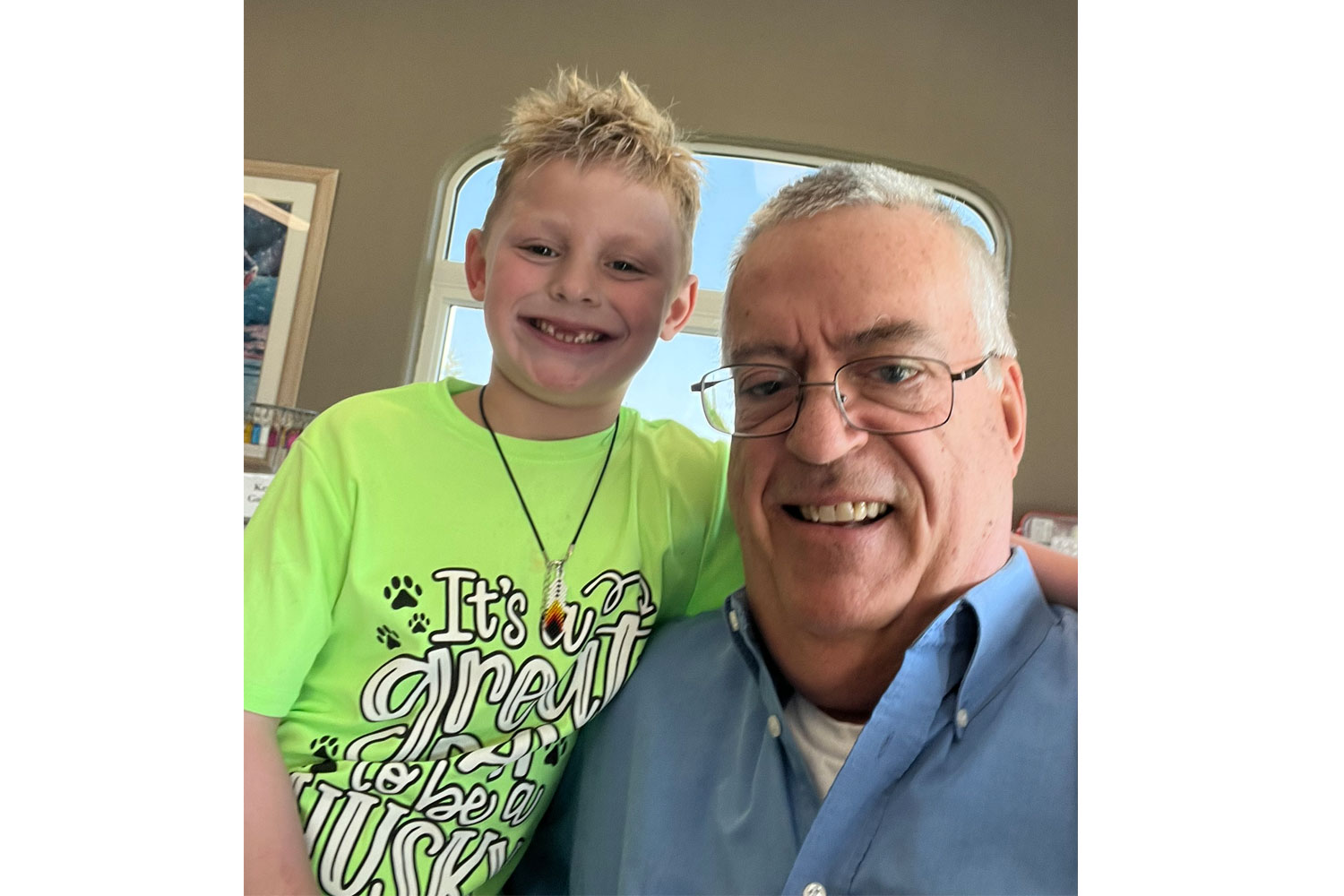 Charlie Parrish with Cash, his chief engineer, when Choo-Choo Charlie is driving the train.