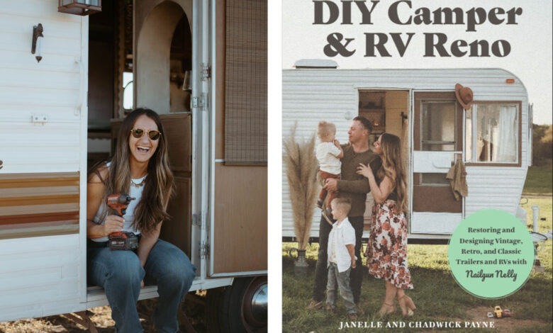 Janelle Payne, also known as "Nailgun Nelly," and the author of a book on do-it-yourself RV renovation.