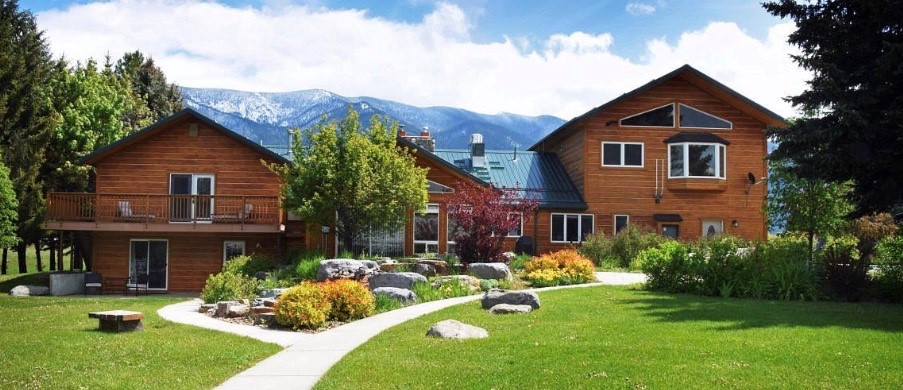 The main house at Bad Rock Bed and Breakfast