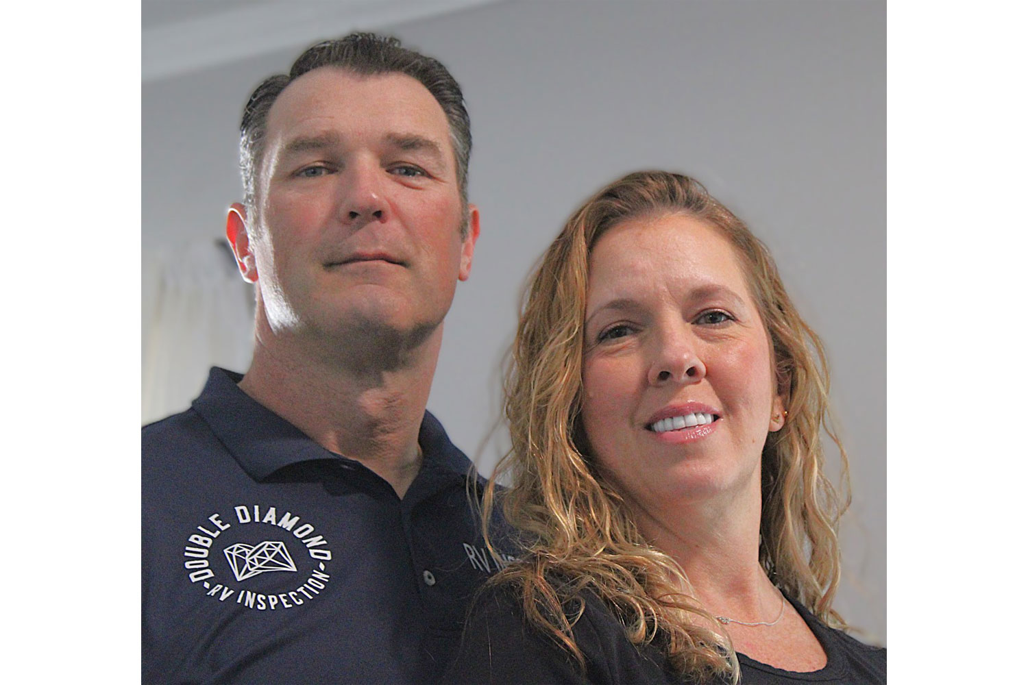 Bobby Greenwell and Jessica Martin, the owners of Double Diamond RV Inspections.