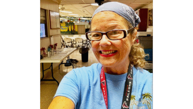Workamper Sherrie Hicks returned to Sleepy Valley Resort in Mission, Texas, for two years.