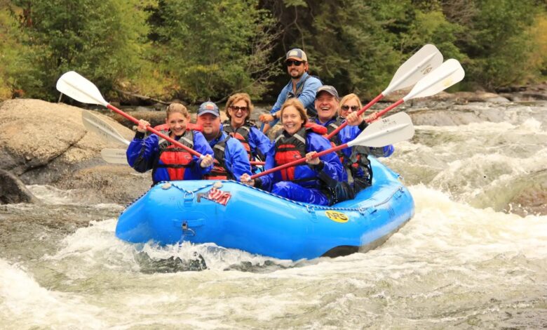 Whitewater rafting is just one adventure that awaits people at Three Rivers Resort in Almont, Colo.