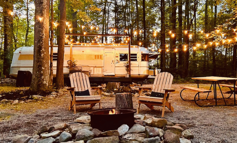 Rustic Acres RV Resort and Campground in Clarion, Penn., is a peaceful heavily-wooded place to stay.