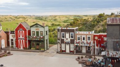 TRMF - A view of the Medora Musical Stage and the Badlands in which it is situated.