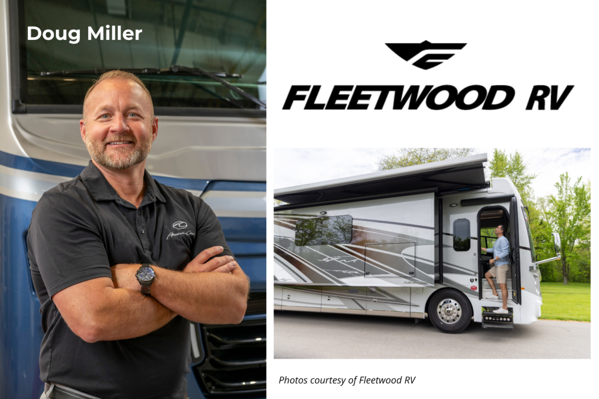 Doug Miller is the director of sales for Fleetwood RV.